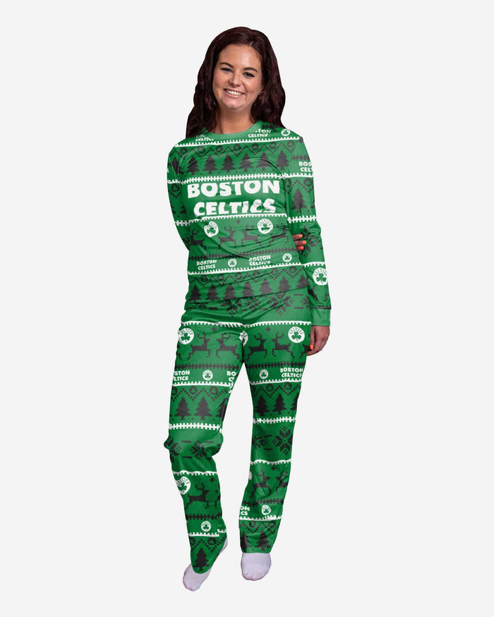 Boston Celtics Womens Family Holiday Pajamas FOCO S - FOCO.com