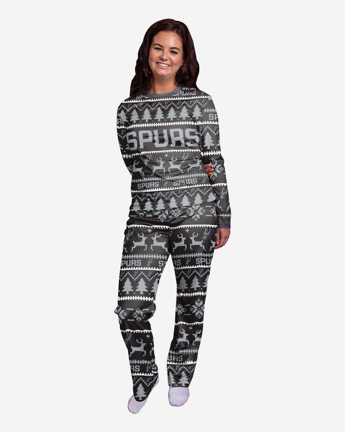 San Antonio Spurs Womens Family Holiday Pajamas FOCO S - FOCO.com