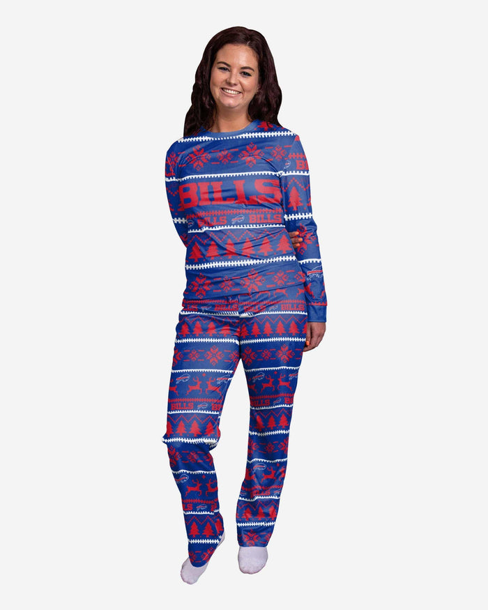 Buffalo Bills Womens Family Holiday Pajamas FOCO S - FOCO.com