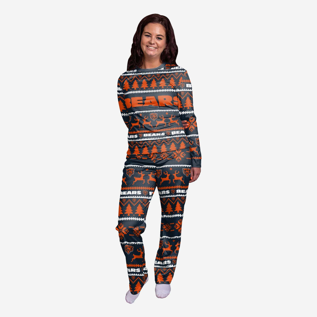 Chicago Bears Womens Family Holiday Pajamas FOCO S - FOCO.com