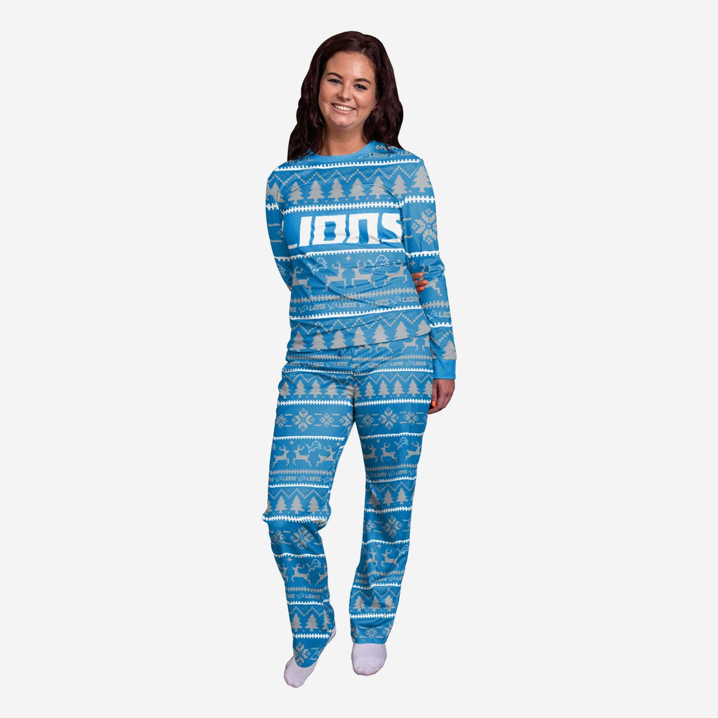 Detroit Lions Womens Family Holiday Pajamas FOCO S - FOCO.com