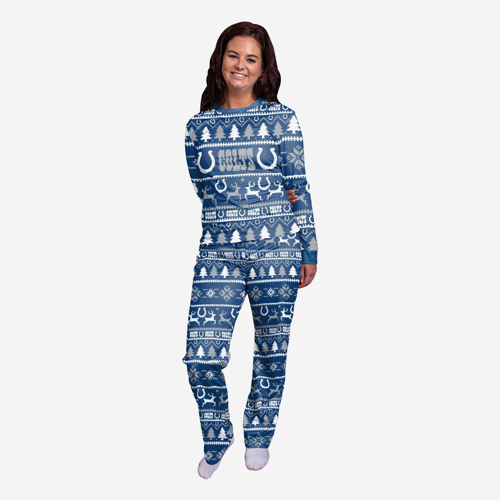 Indianapolis Colts Womens Family Holiday Pajamas FOCO S - FOCO.com
