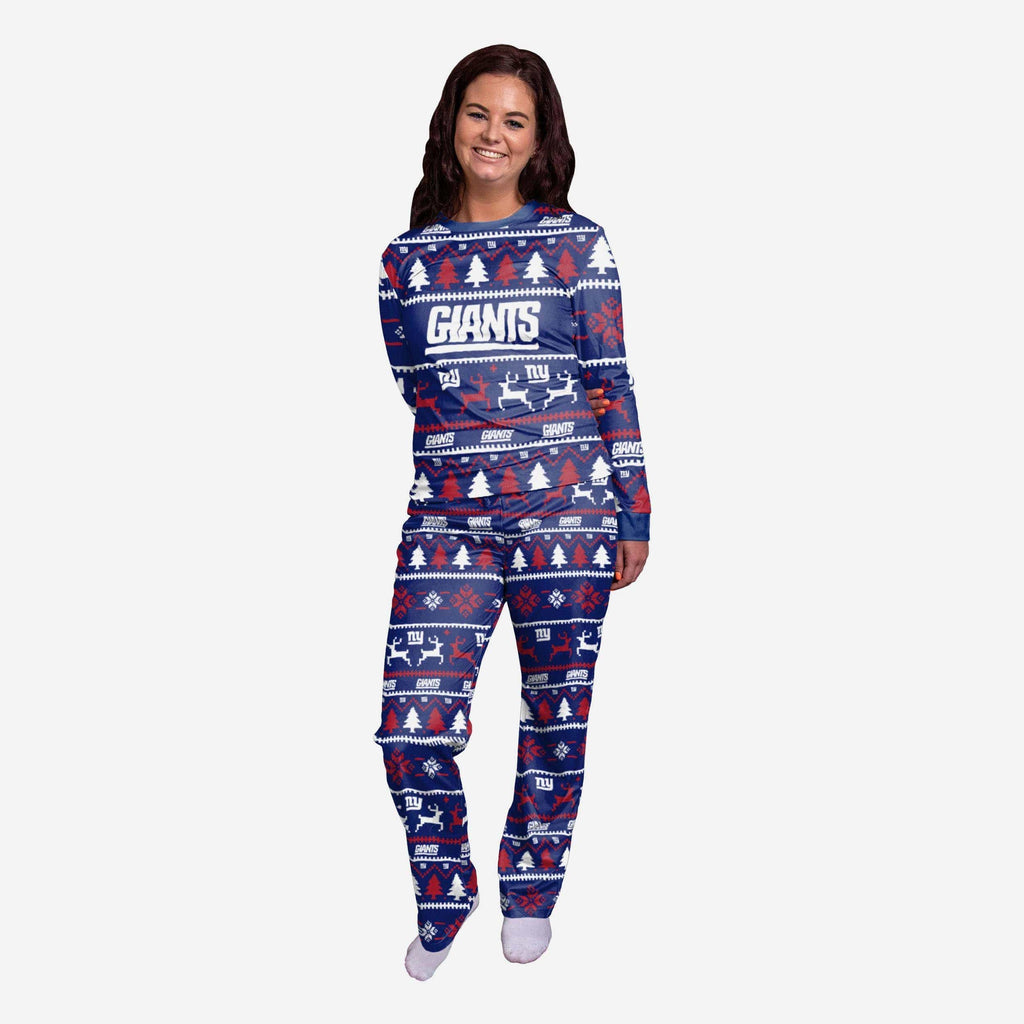 New York Giants Womens Family Holiday Pajamas FOCO S - FOCO.com