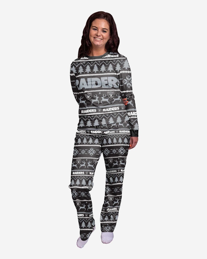 Las Vegas Raiders Womens Family Holiday Pajamas FOCO S - FOCO.com