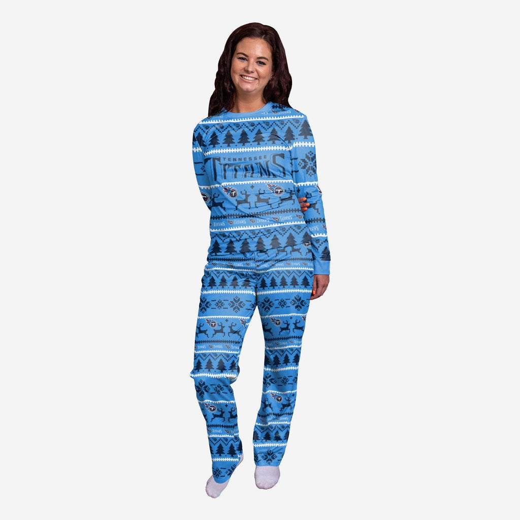 Tennessee Titans Womens Family Holiday Pajamas FOCO S - FOCO.com