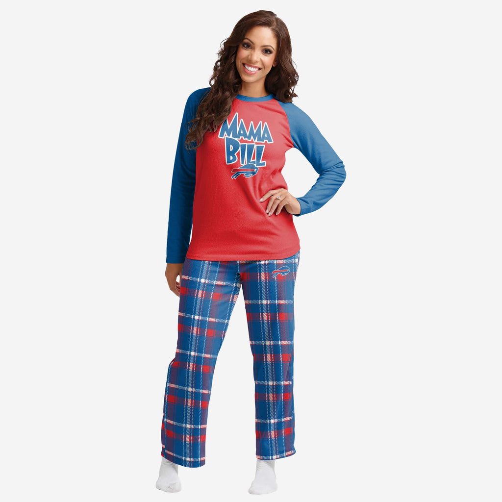 Buffalo Bills Womens Plaid Family Holiday Pajamas FOCO S - FOCO.com