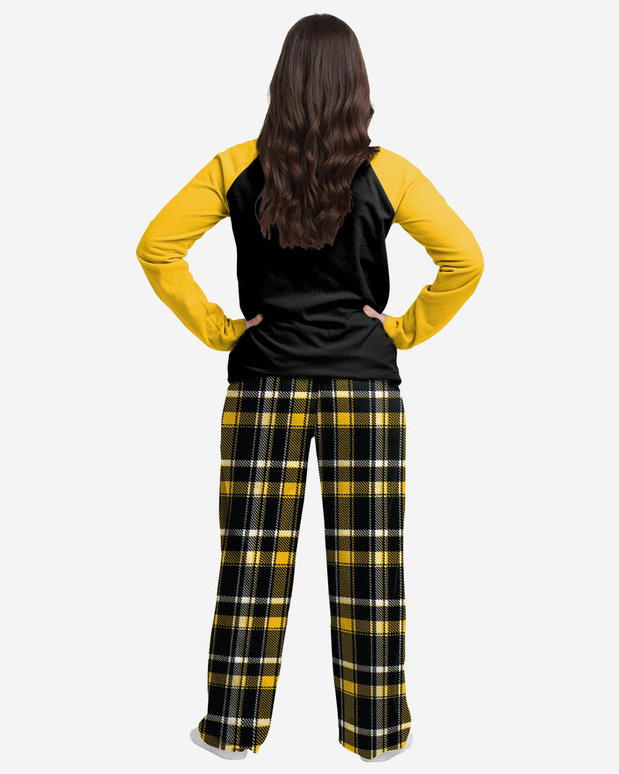 Pittsburgh Steelers Womens Plaid Family Holiday Pajamas FOCO - FOCO.com