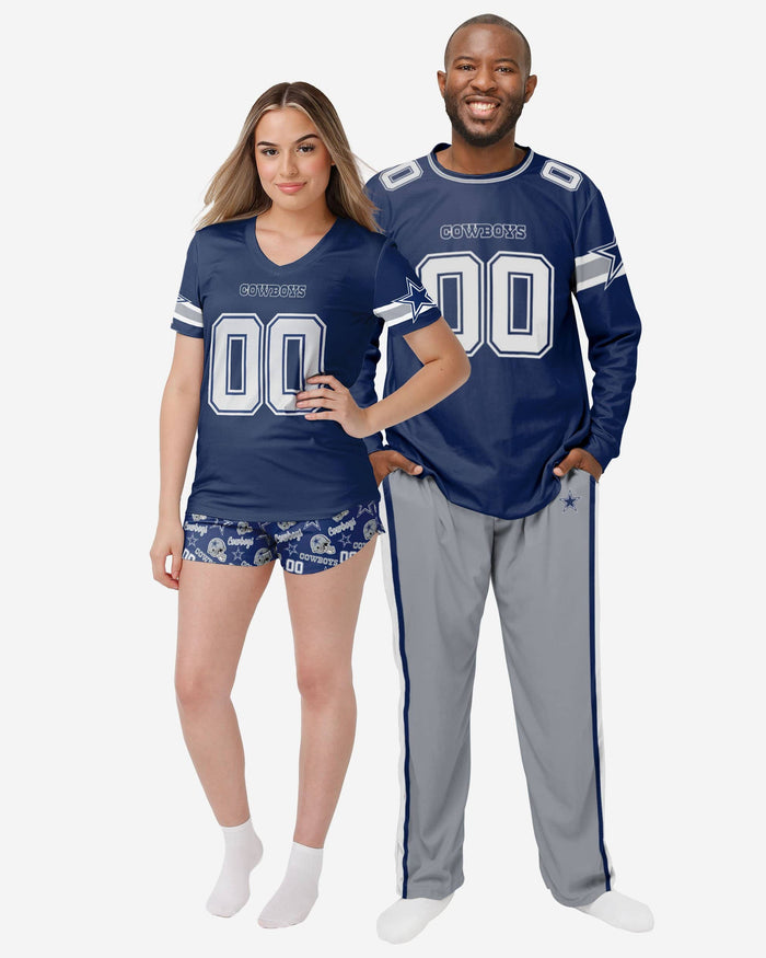 Dallas Cowboys Womens Gameday Ready Pajama Set FOCO - FOCO.com