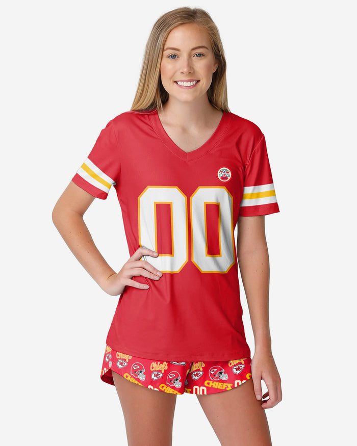 Kansas City Chiefs Womens Gameday Ready Pajama Set FOCO S - FOCO.com