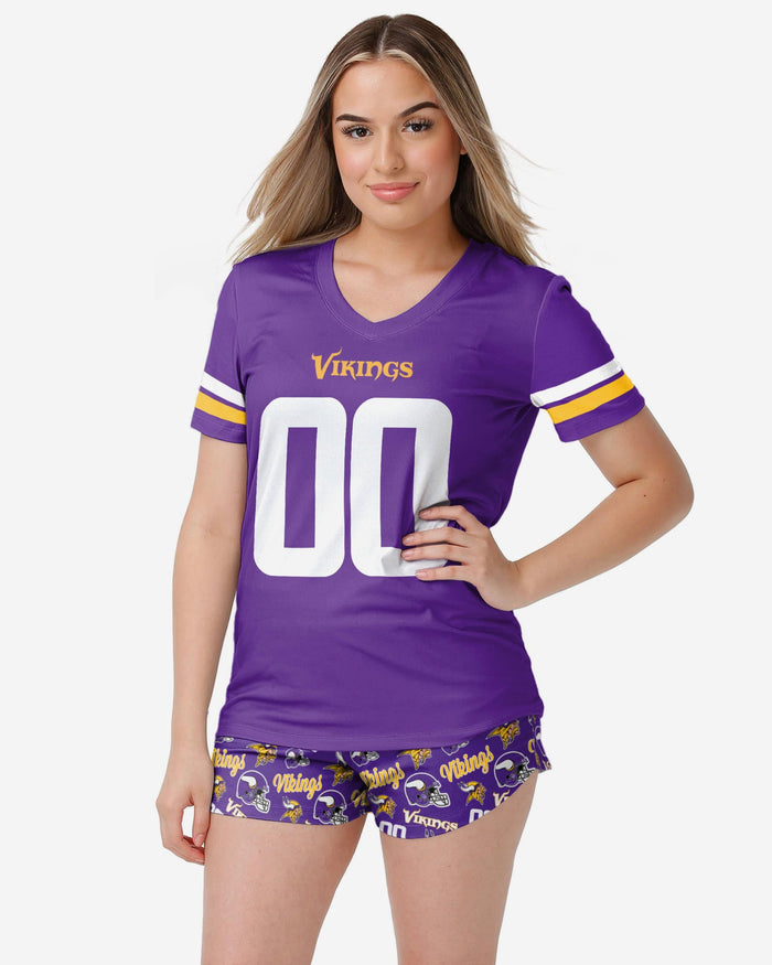 Minnesota Vikings Womens Gameday Ready Pajama Set FOCO S - FOCO.com