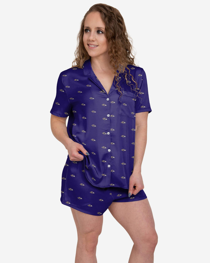 Baltimore Ravens Womens Team Dream Pajama Set FOCO S - FOCO.com