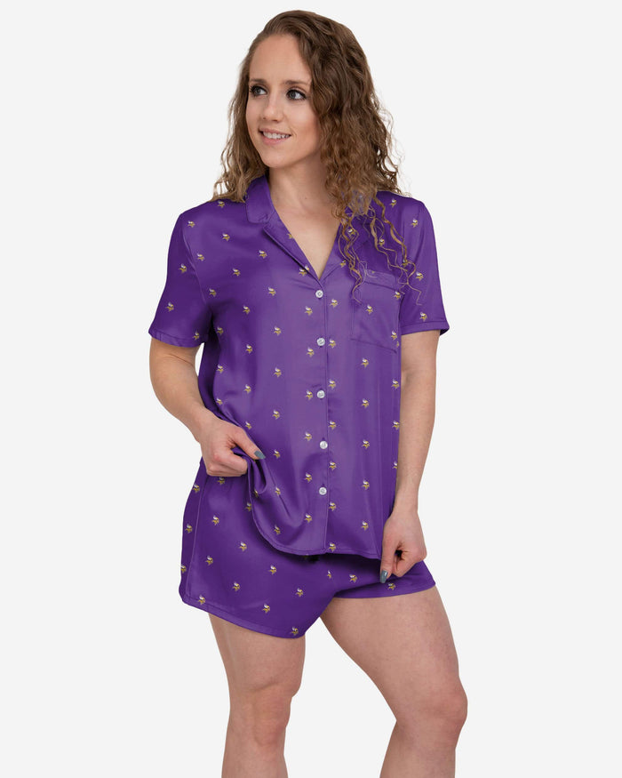 Minnesota Vikings Womens Team Dream Pajama Set FOCO S - FOCO.com