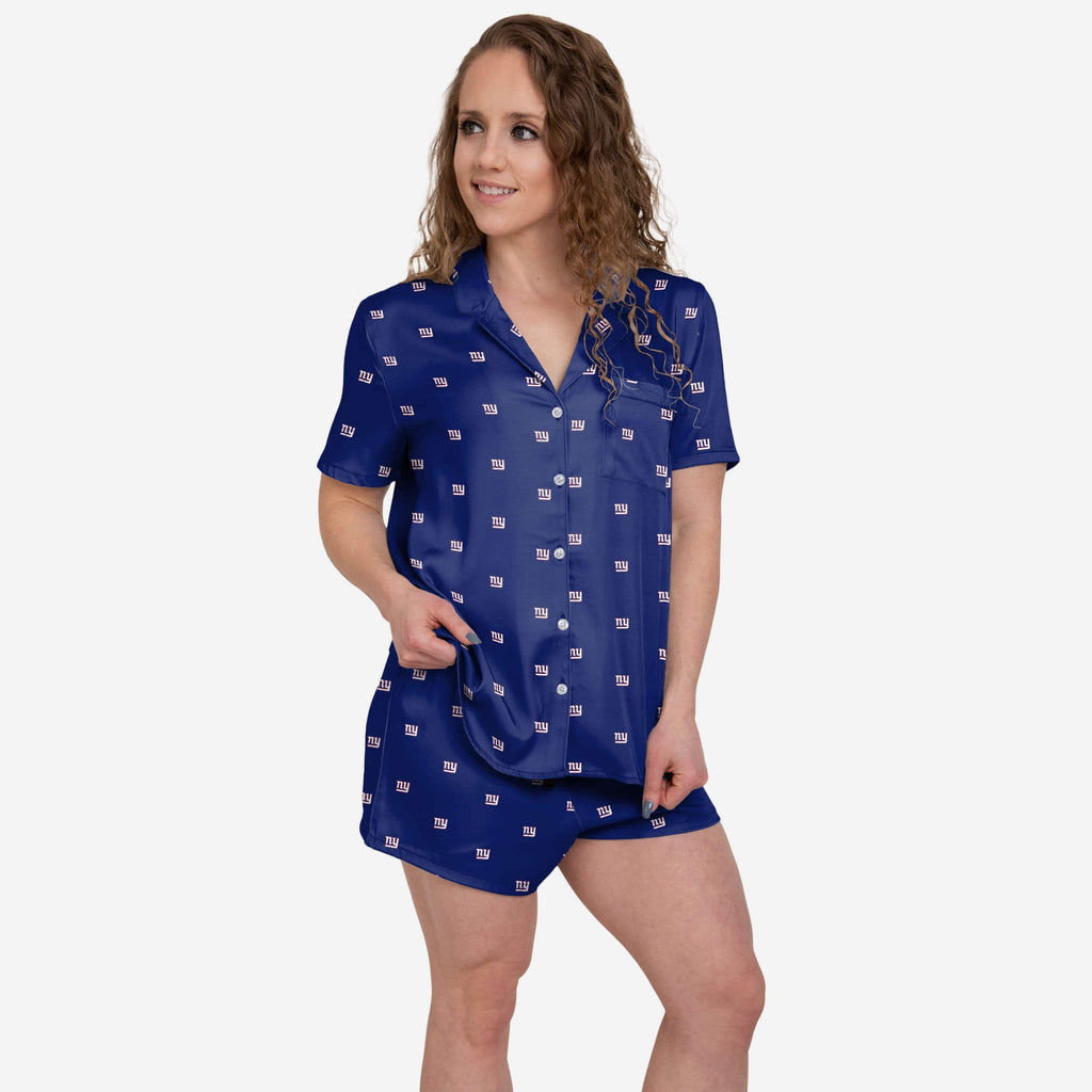 New York Giants Womens Team Dream Pajama Set FOCO S - FOCO.com