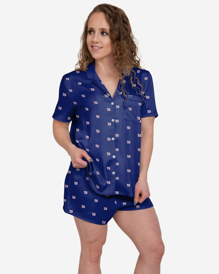 New York Giants Womens Team Dream Pajama Set FOCO S - FOCO.com