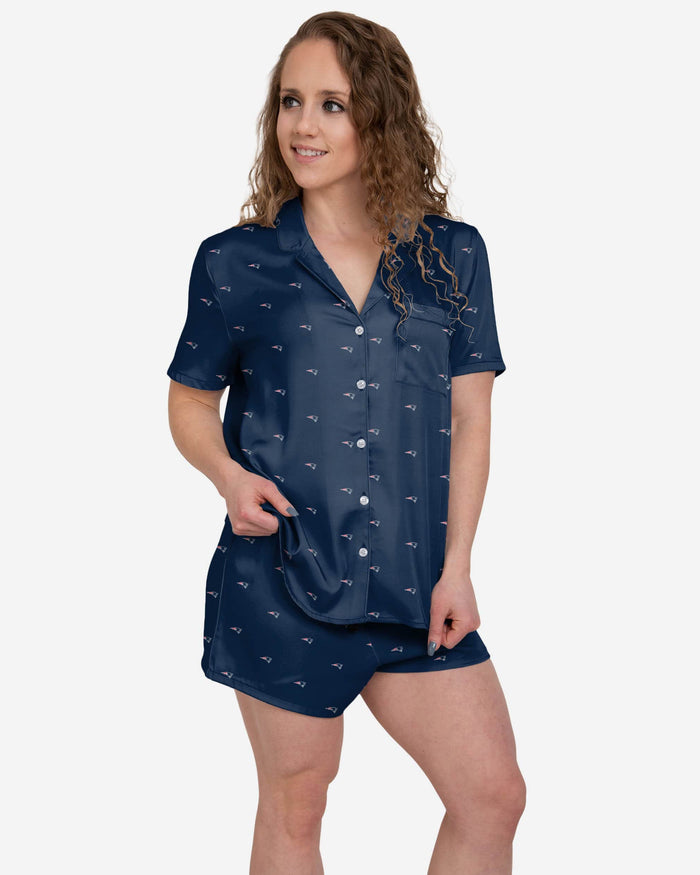 New England Patriots Womens Team Dream Pajama Set FOCO S - FOCO.com