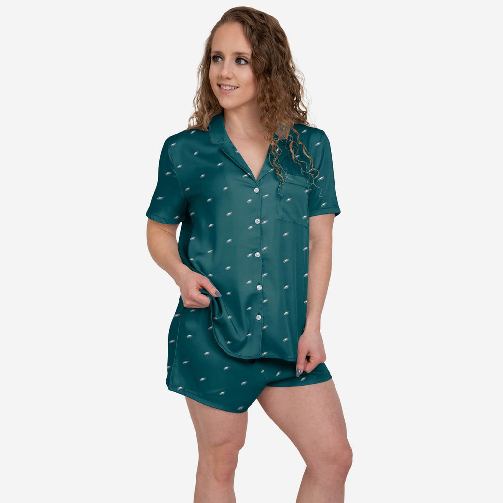 Philadelphia Eagles Womens Team Dream Pajama Set FOCO S - FOCO.com