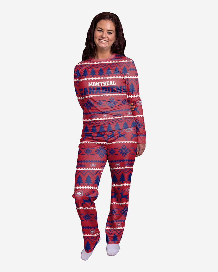 Montreal Canadiens Womens Family Holiday Pajamas FOCO S - FOCO.com