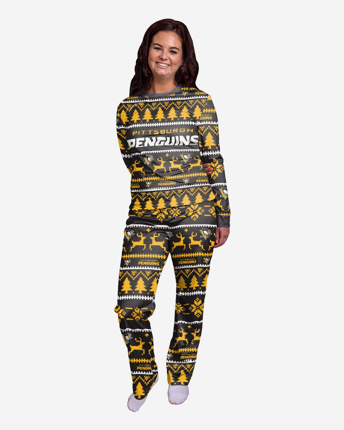 Pittsburgh Penguins Womens Family Holiday Pajamas FOCO S - FOCO.com