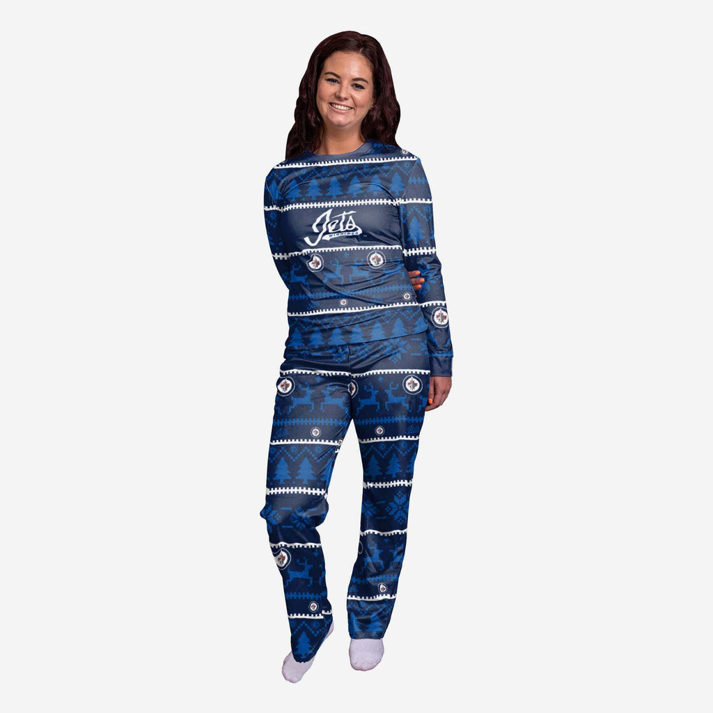 Winnipeg Jets Womens Family Holiday Pajamas FOCO S - FOCO.com