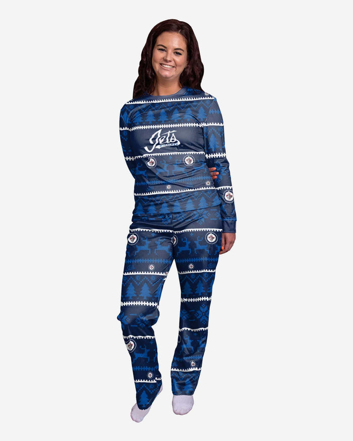 Winnipeg Jets Womens Family Holiday Pajamas FOCO S - FOCO.com