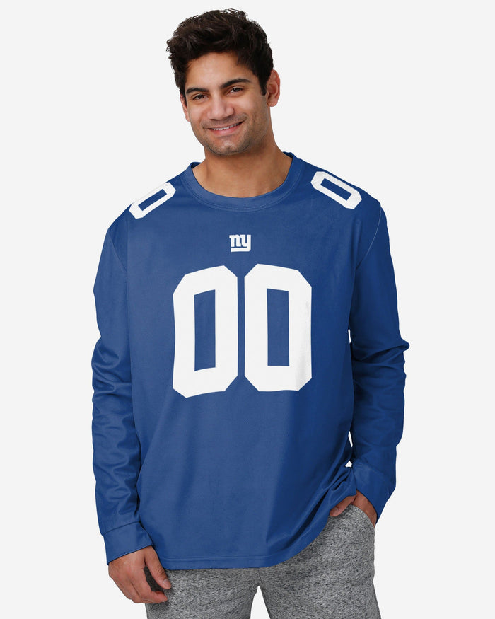 New York Giants Gameday Ready Lounge Shirt FOCO S - FOCO.com