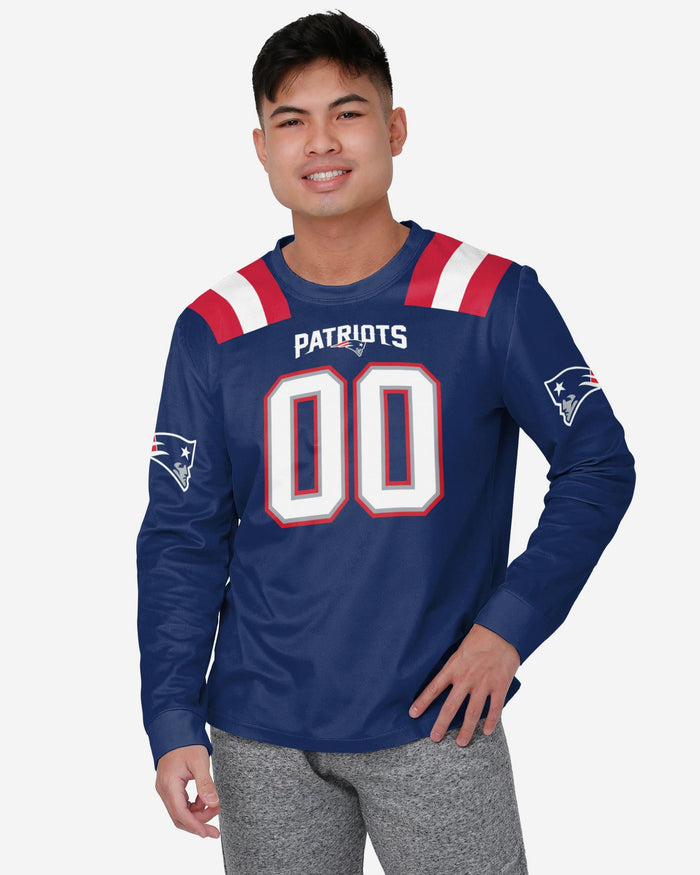 New England Patriots Gameday Ready Lounge Shirt FOCO S - FOCO.com