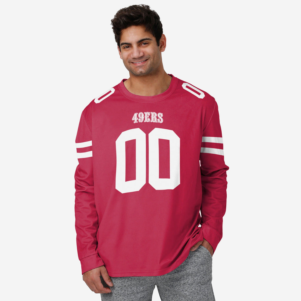 San Francisco 49ers Gameday Ready Lounge Shirt FOCO S - FOCO.com