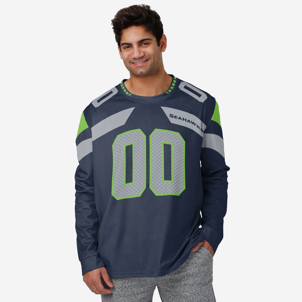 Seattle Seahawks Gameday Ready Lounge Shirt FOCO S - FOCO.com