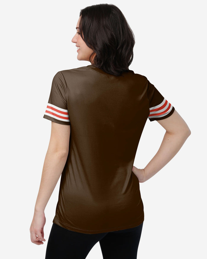 Cleveland Browns Womens Gameday Ready Lounge Shirt FOCO - FOCO.com