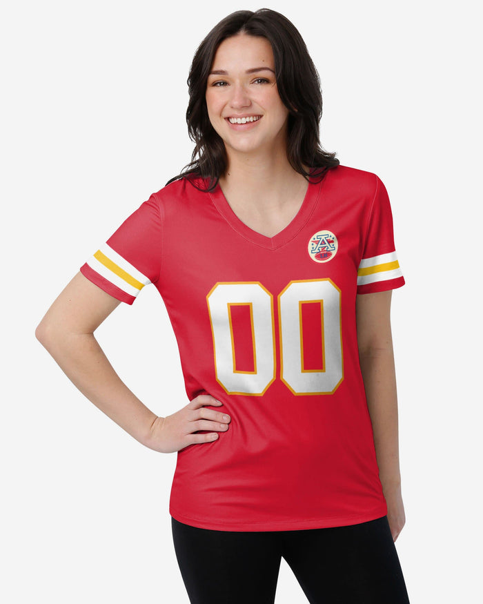 Kansas City Chiefs Womens Gameday Ready Lounge Shirt FOCO S - FOCO.com