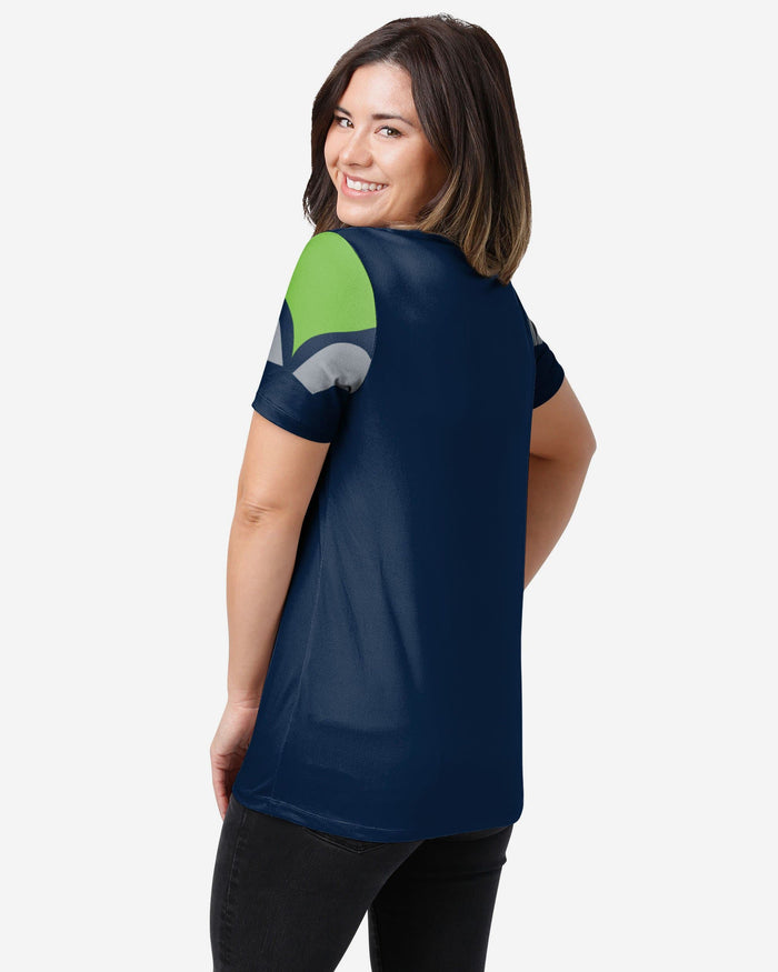 Seattle Seahawks Womens Gameday Ready Lounge Shirt FOCO - FOCO.com