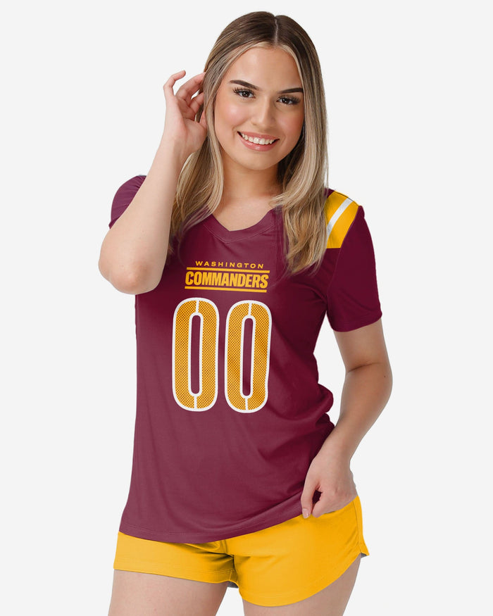 Washington Commanders Womens Gameday Ready Lounge Shirt FOCO S - FOCO.com