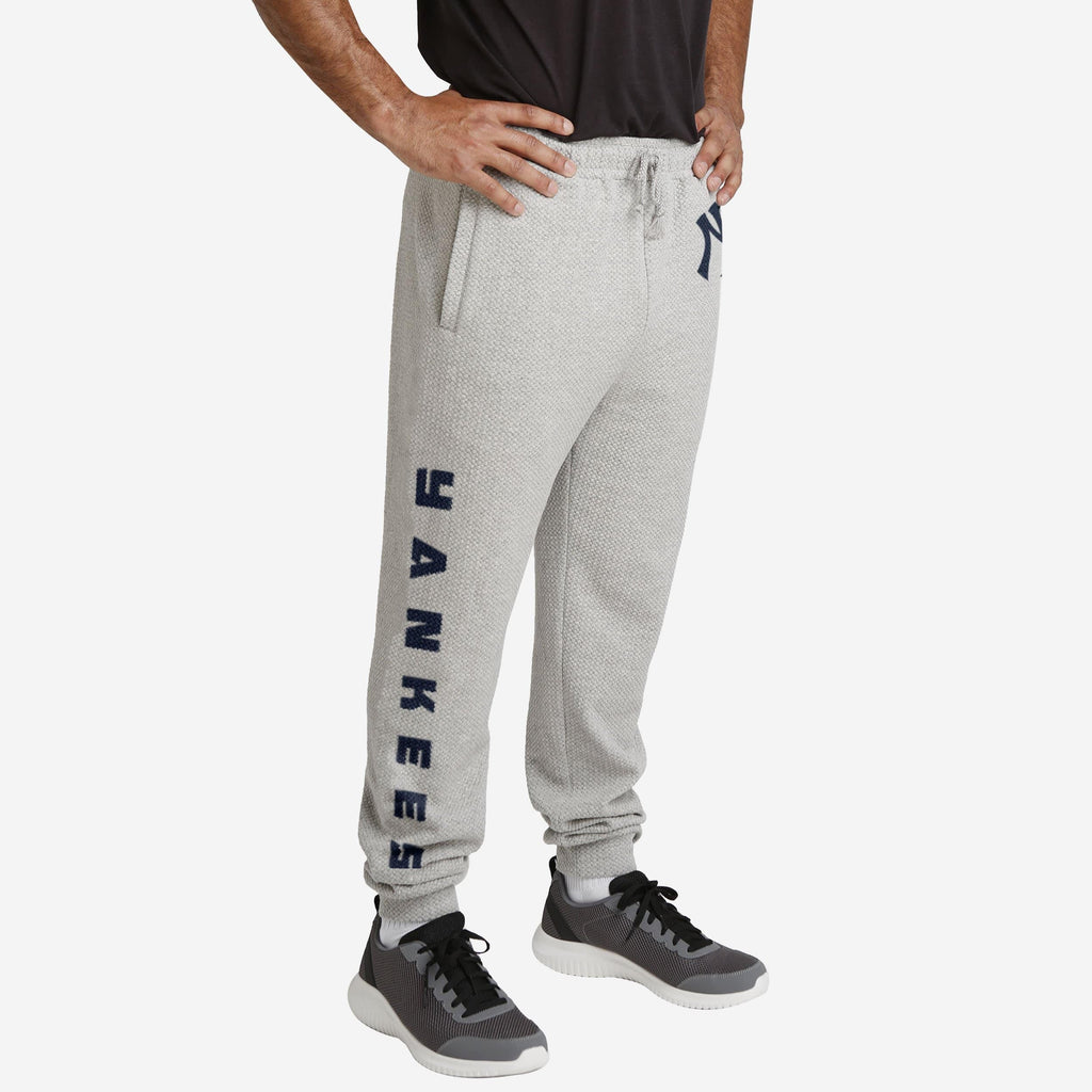 New York Yankees Gray Woven Joggers FOCO S - FOCO.com