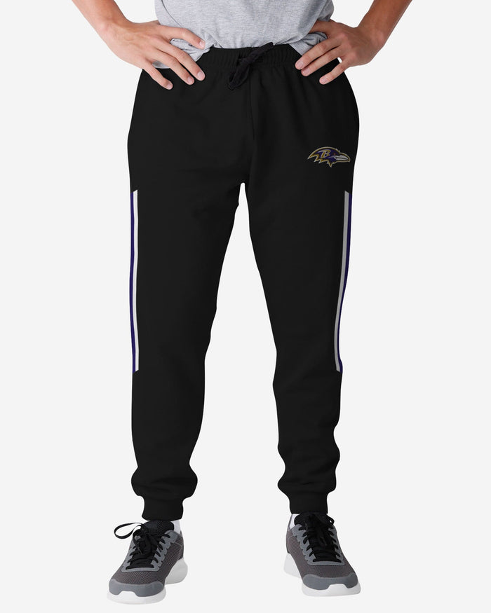 Baltimore Ravens Team Stripe Joggers FOCO S - FOCO.com