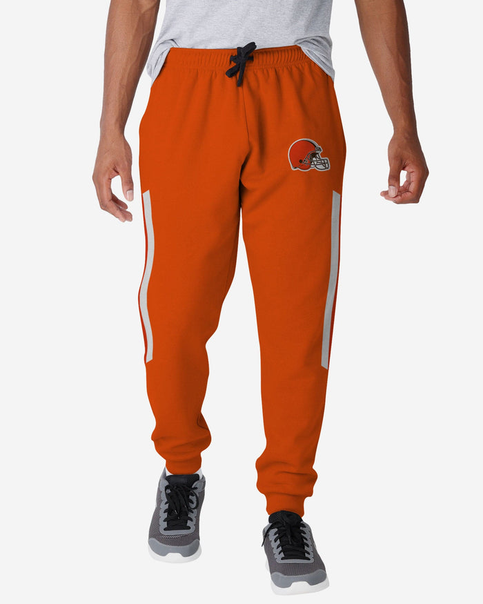 Cleveland Browns Team Stripe Joggers FOCO S - FOCO.com