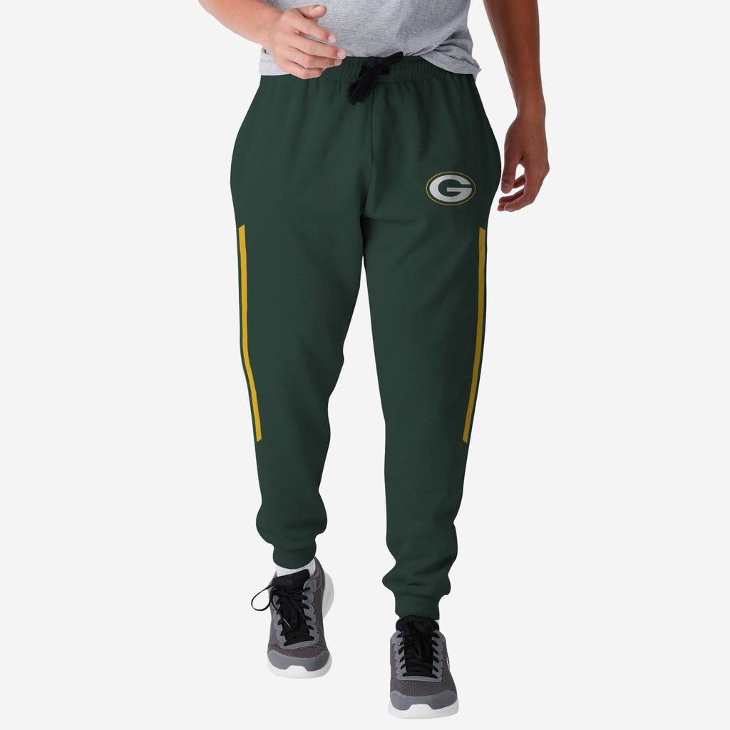 Green Bay Packers Team Stripe Joggers FOCO S - FOCO.com