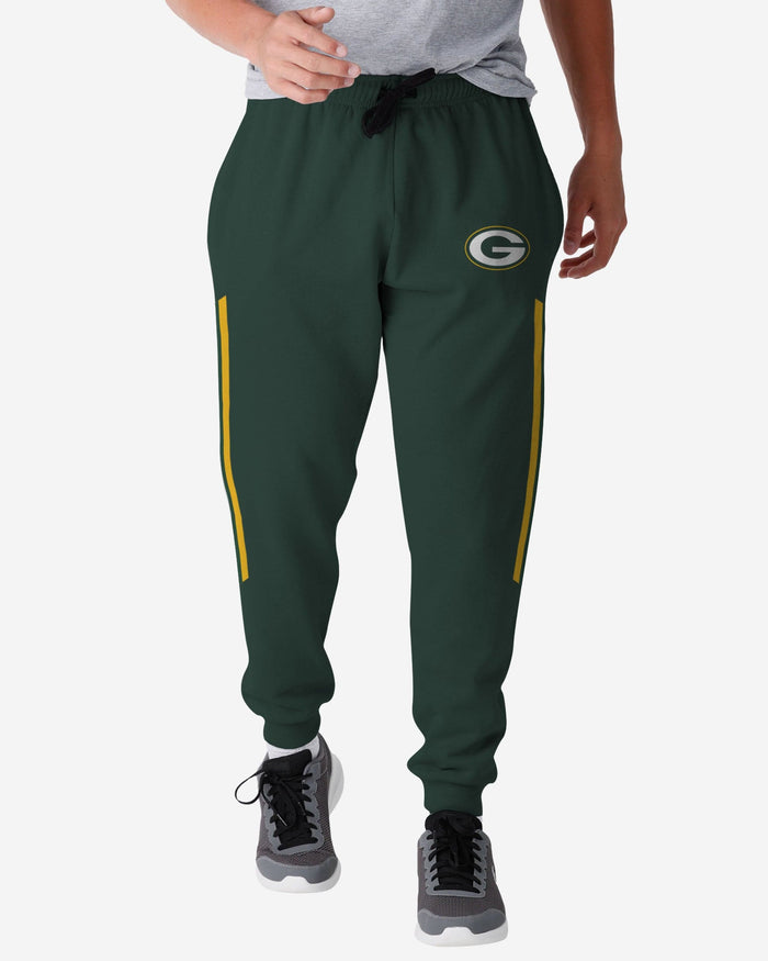 Green Bay Packers Team Stripe Joggers FOCO S - FOCO.com