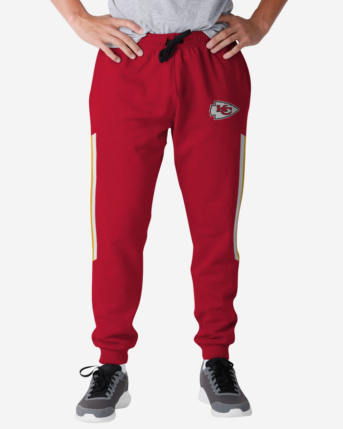 Kansas City Chiefs Team Stripe Joggers FOCO S - FOCO.com