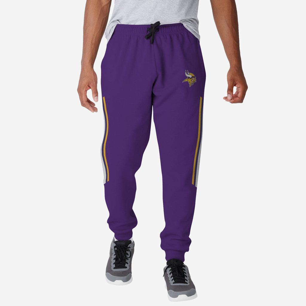 Minnesota Vikings Team Stripe Joggers FOCO S - FOCO.com