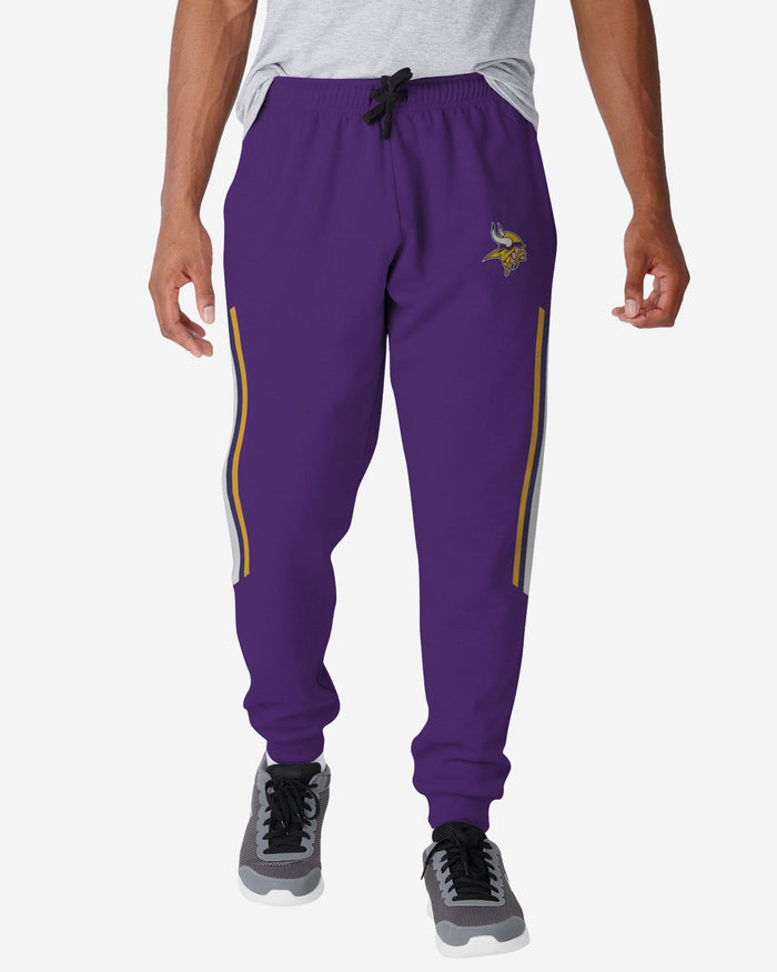 Minnesota Vikings Team Stripe Joggers FOCO S - FOCO.com