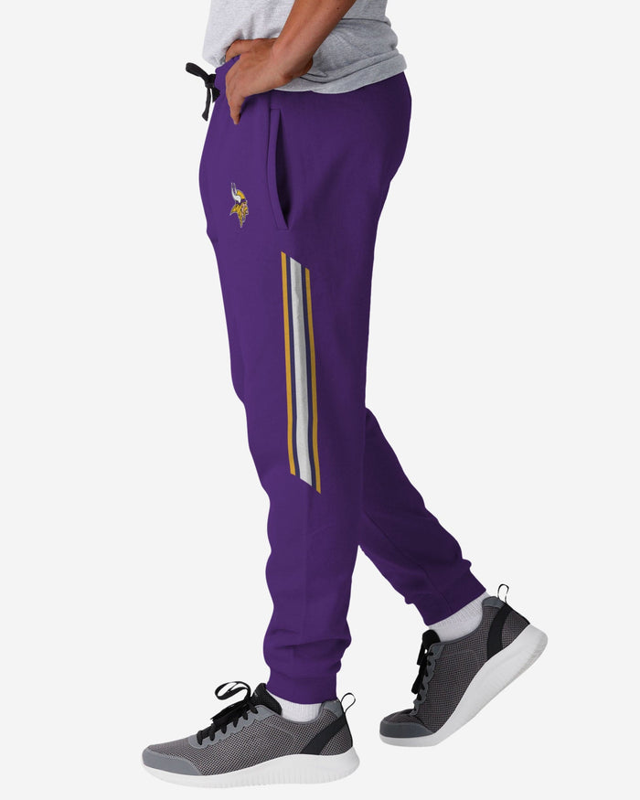 Minnesota Vikings Team Stripe Joggers FOCO - FOCO.com