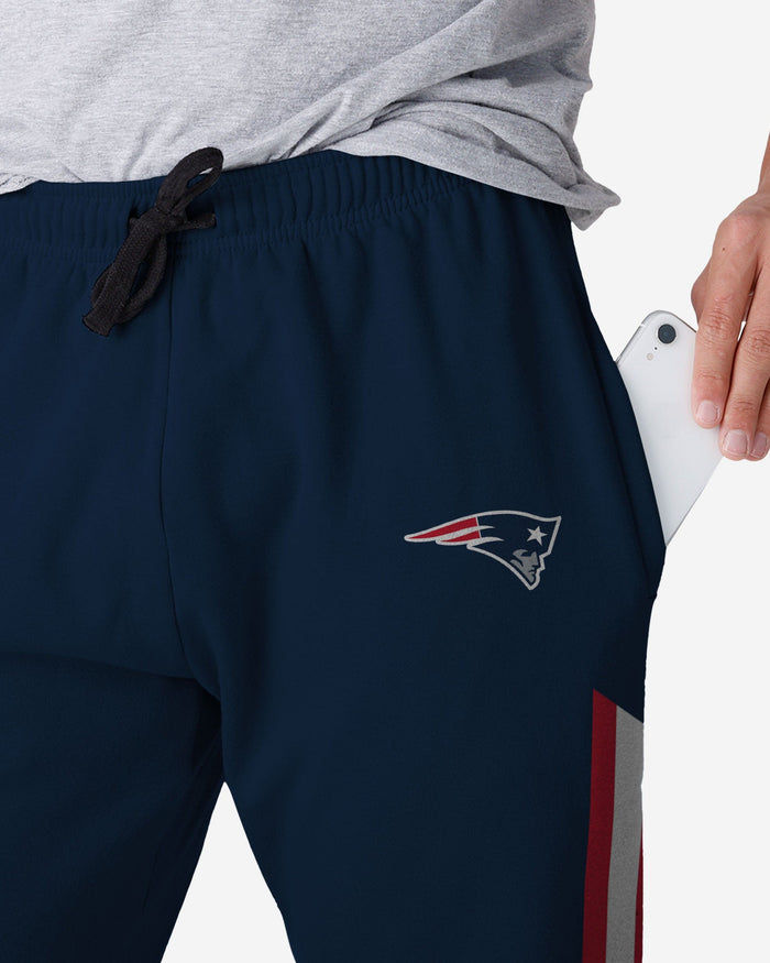 New England Patriots Team Stripe Joggers FOCO - FOCO.com