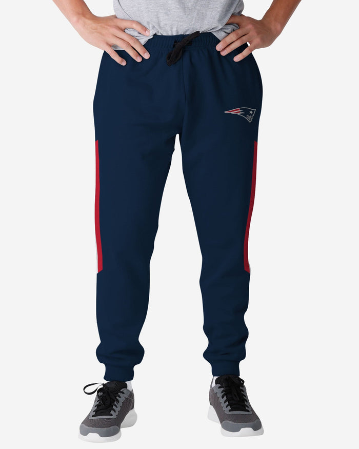 New England Patriots Team Stripe Joggers FOCO S - FOCO.com