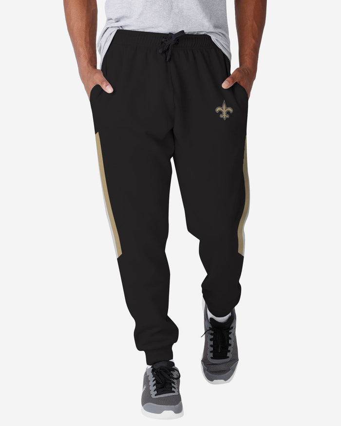 New Orleans Saints Team Stripe Joggers FOCO S - FOCO.com