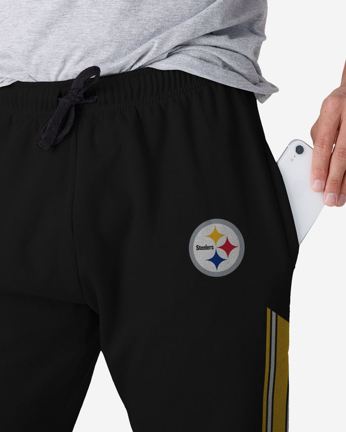 Pittsburgh Steelers Team Stripe Joggers FOCO - FOCO.com