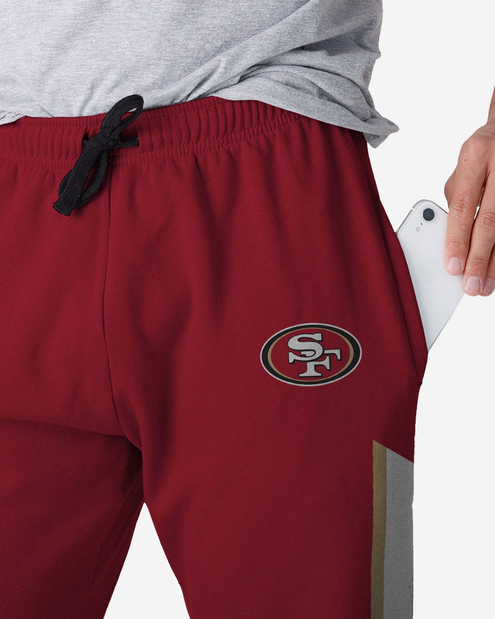 San Francisco 49ers Team Stripe Joggers FOCO - FOCO.com