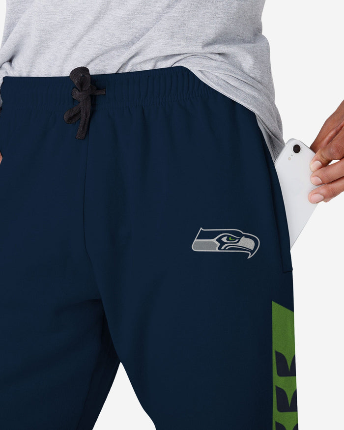 Seattle Seahawks Team Stripe Joggers FOCO - FOCO.com