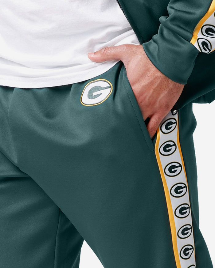 Green Bay Packers Stripe Logo Track Pants FOCO - FOCO.com