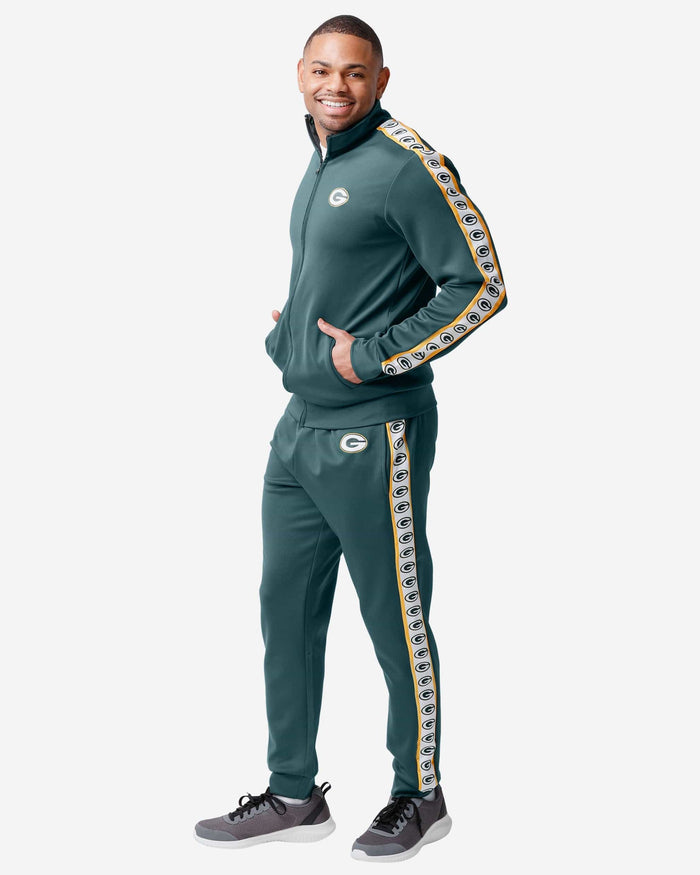 Green Bay Packers Stripe Logo Track Pants FOCO - FOCO.com