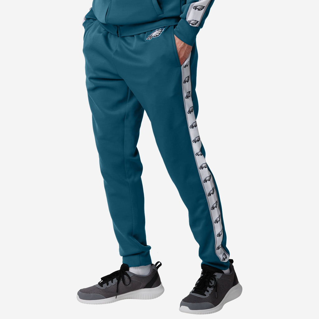 Philadelphia Eagles Stripe Logo Track Pants FOCO S - FOCO.com